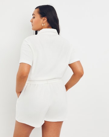 Simply Be Cotton Towelling Playsuit