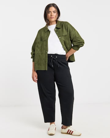 Black Barrel Leg Jogger
