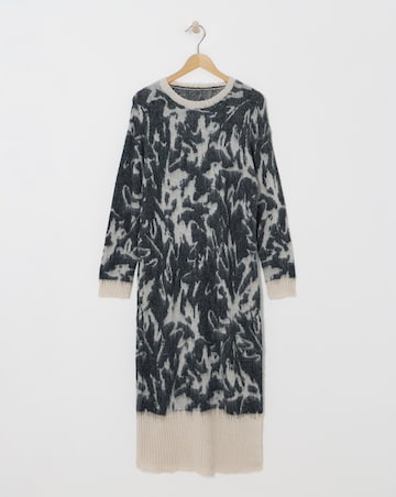 Religion Brushed Yarn Reverse Dress