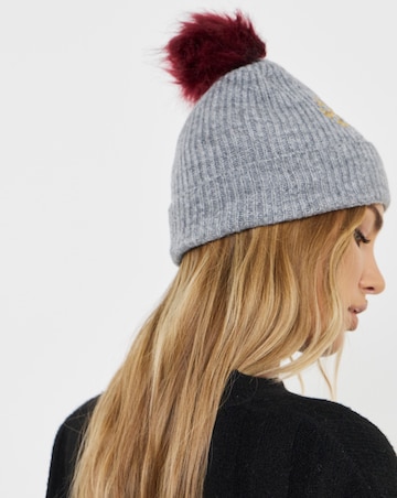 Sequin Snowflake Hat & Glove Gift Set