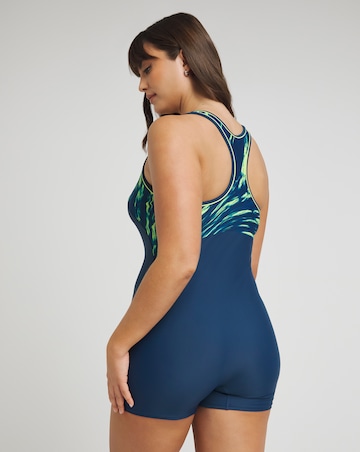 Sports Swim Padded Legsuit