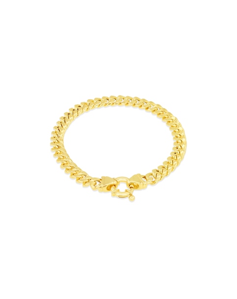 9ct Yellow Gold Cuban Link Bracelet