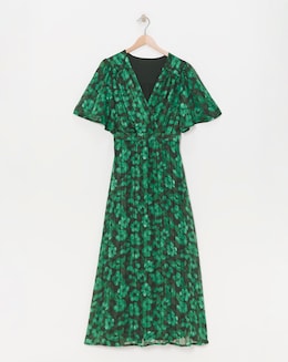 Flounce London Leopard Maxi Dress