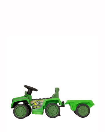 EVO Jurassic 4x4 Ride On with Trailer - Green