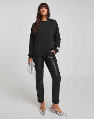 Religion Back Print Long Sleeve Sweatshirt