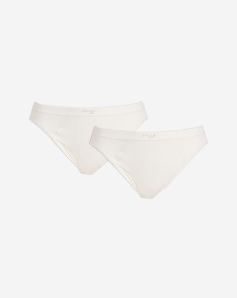 Sloggi (2 Pack) Ever Ease Tai Knickers White