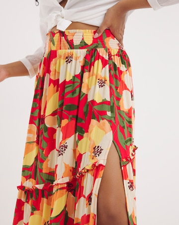 Hawaii Asymmetric Beach Skirt