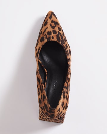 Block Heeled Court Shoe EEE Fit