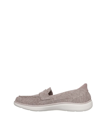 Skechers Taupe On-The-Go Flex Radiant Bonnie Slip In Loafers - Standard Fit (D)