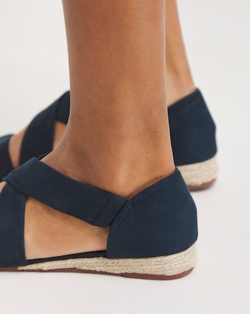 Sonya Soft Strap Espadrille Sandals Wide E Fit