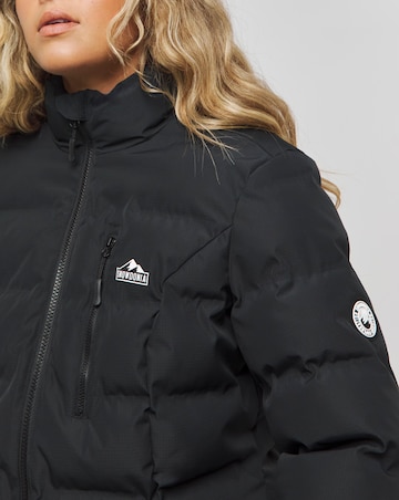 Snowdonia Black Showerproof Short Coat