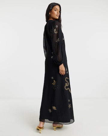 Hope & Ivy Caliste Wrap Maxi Dress