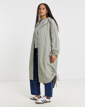 Simply Be Sage Utility Parachute Jacket