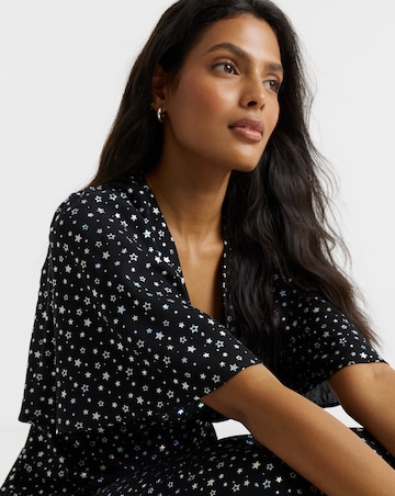 Twisted Wunder Grace Foil Midi Dress