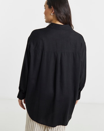 Black Linen Shirt