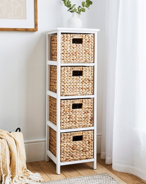 Hyacinth 4 Drawer Tall Unit