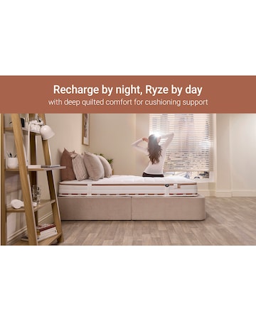 Jay-Be Ryze Deep Quilted Sprung Mattress - Medium