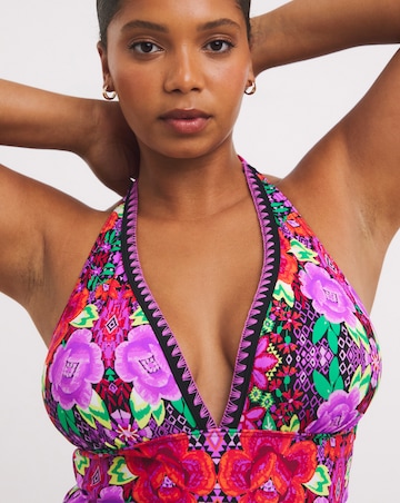 Figleaves Frida Halter Swimsuit - Longer Length