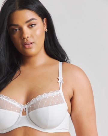 Pretty Secrets 2 Pack Rachel Embroidery Balcony Bras B-G Black/White