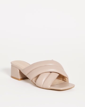 Delly Soft Volume Low Mule Sandals Wide Fit Simply Comfort