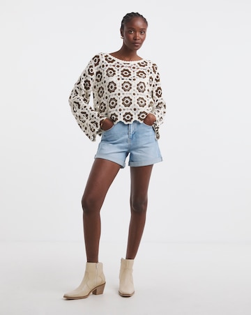 Simply Be Crochet Patchwork Jumper