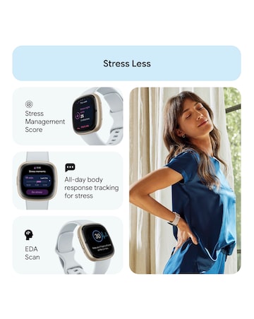 Fitbit Sense 2 Smart Watch - Blue Mist