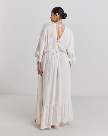 MAGISCULPT Lurex Maxi Beach Kaftan