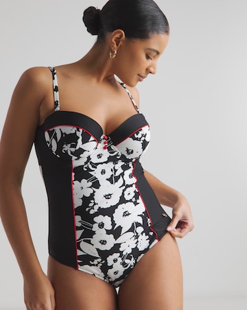 Joe Browns Mono Print Wired Swimsuit