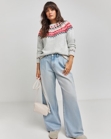 Grey Fair Isle Jumper