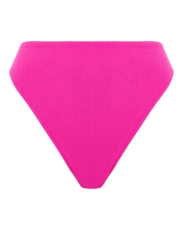 Mix and Match Crinkle High Leg Bikini Bottoms