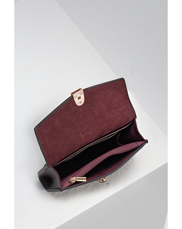 Luella Grey Leontina Black Cherry Medium Purse
