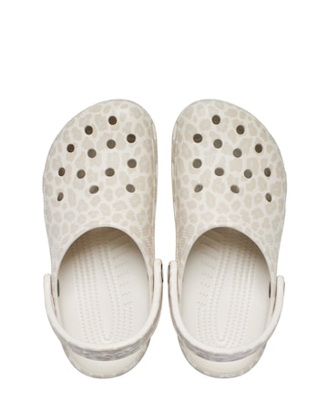 Crocs Almond Tint/Leopard Classic Animal Clog - Standard Fit