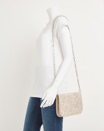Stone Beaded Detail Crossbody Bag