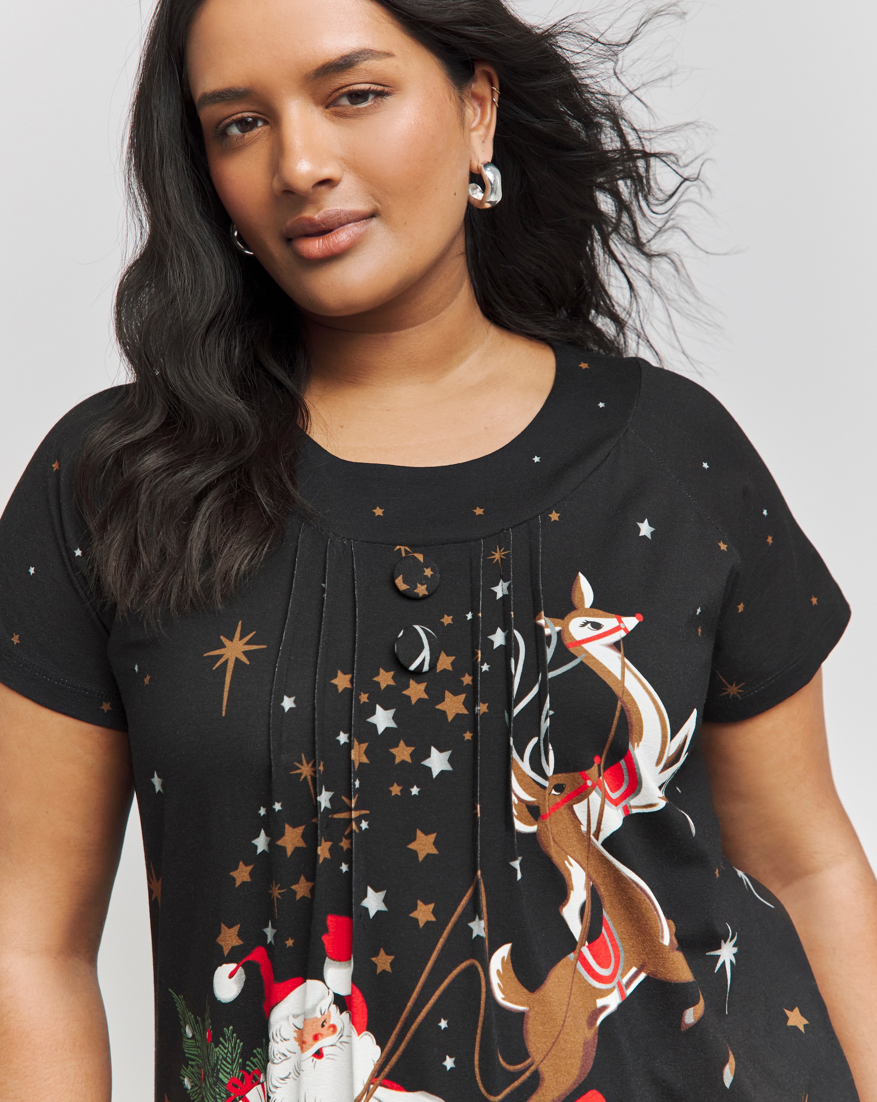 Joe Browns Santas On His Way Tunic Simply Be