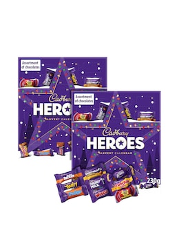 Cadbury Heroes Advent Calendar Twin Pack
