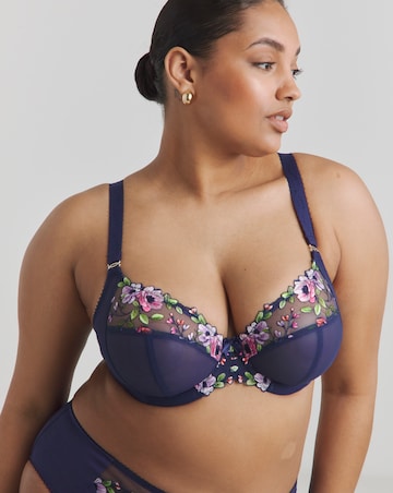 Elomi Himari Plunge Wired Bra Midnight