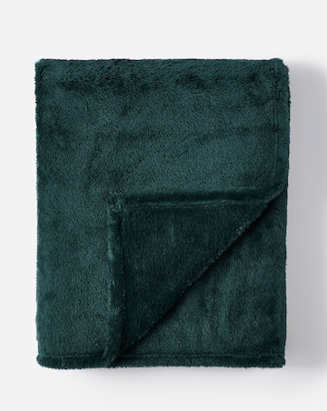 Cuddle Fleece Throw - Forest Green