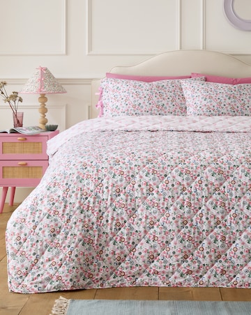 Cath Kidston Pearly Queen Ditsy 100% Cotton Bedspread