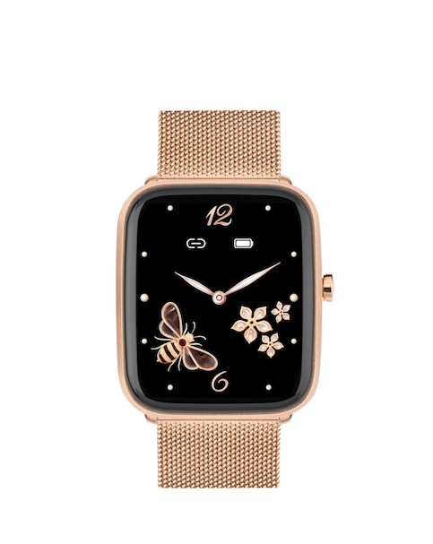 Sekonda Motion Plus Smart Watch - Rose Gold Alloy & Stainless Steel Mesh