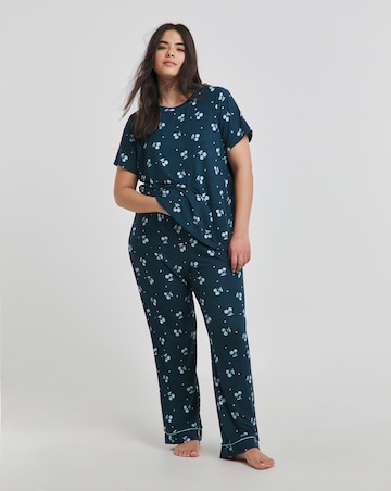 Pretty Secrets Supersoft Pyjama Set Cherry Print