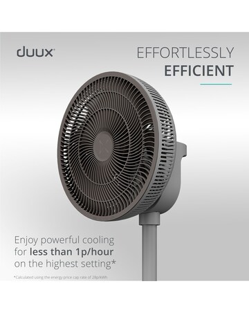 Duux Whisper 2 Grey Pedestal Fan