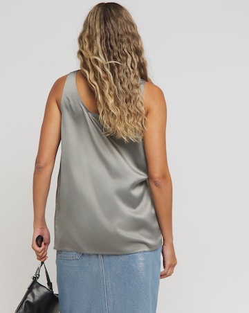 Satin Scoop Neck Cami
