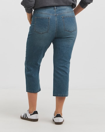 Mid Wash 24/7 Slim Crop Jeans