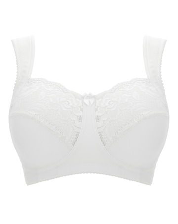 Miss Mary of Sweden Lovely Lace Non Wired Bra White