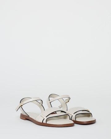 Lucia Woven Two Part Sandals - Wide Fit (E)