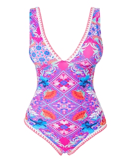 Figleaves Frida Non Wired Plunge Swimsuit