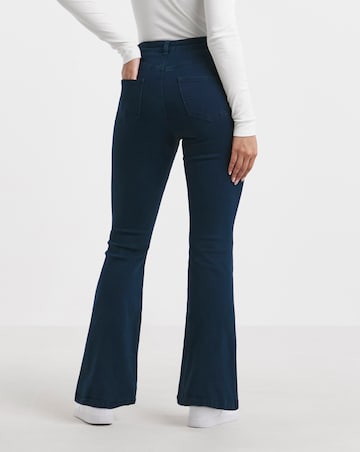 Indigo Highwaist Super Stretch Flare Jeans