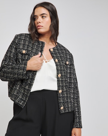 Joanna Hope Boucle Bomber Jacket