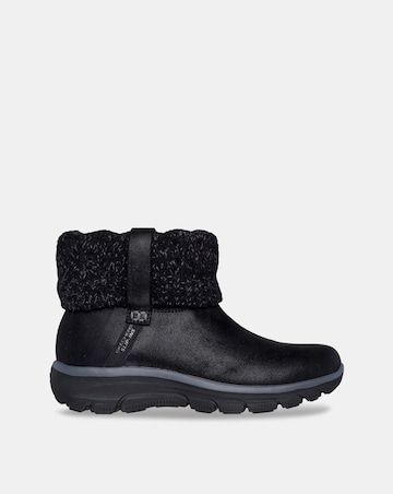 Skechers Easy Going Slip-Ins Knit Fold Over Boot - Standard Fit