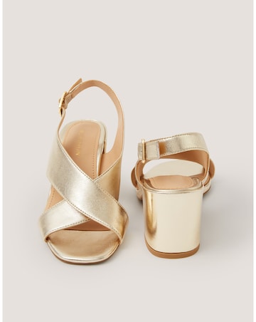 Monsoon Cally Leather Block Heels